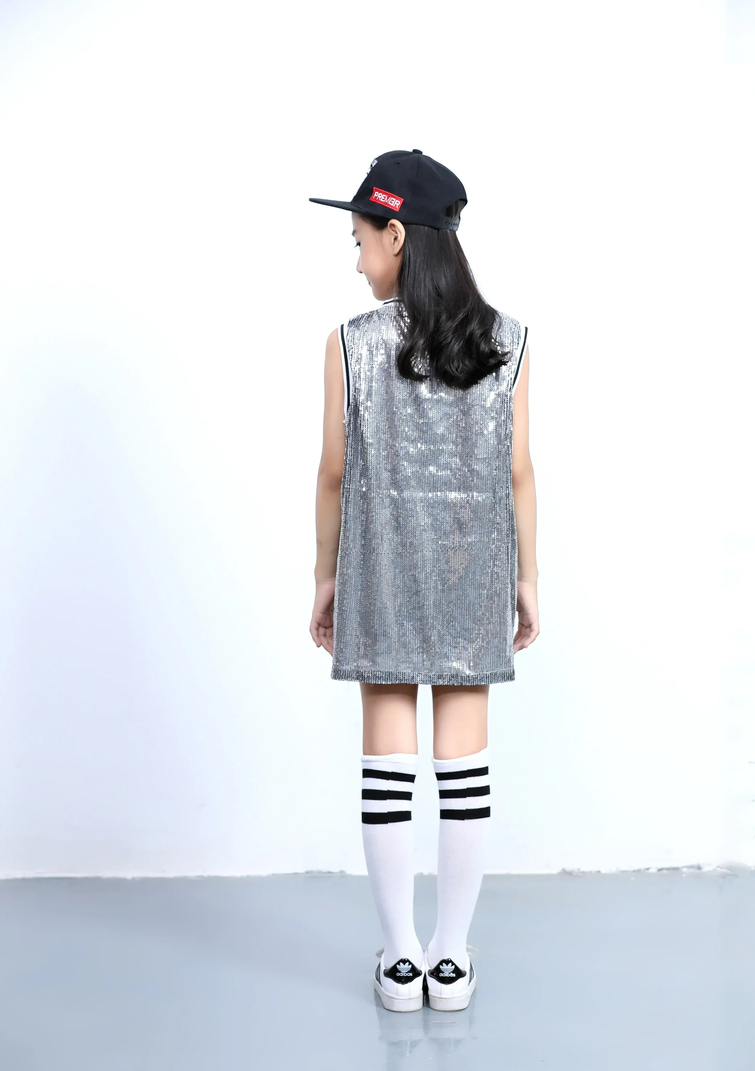 Детская одежда для сценических танцев детский костюм в стиле хип-хоп джазовый