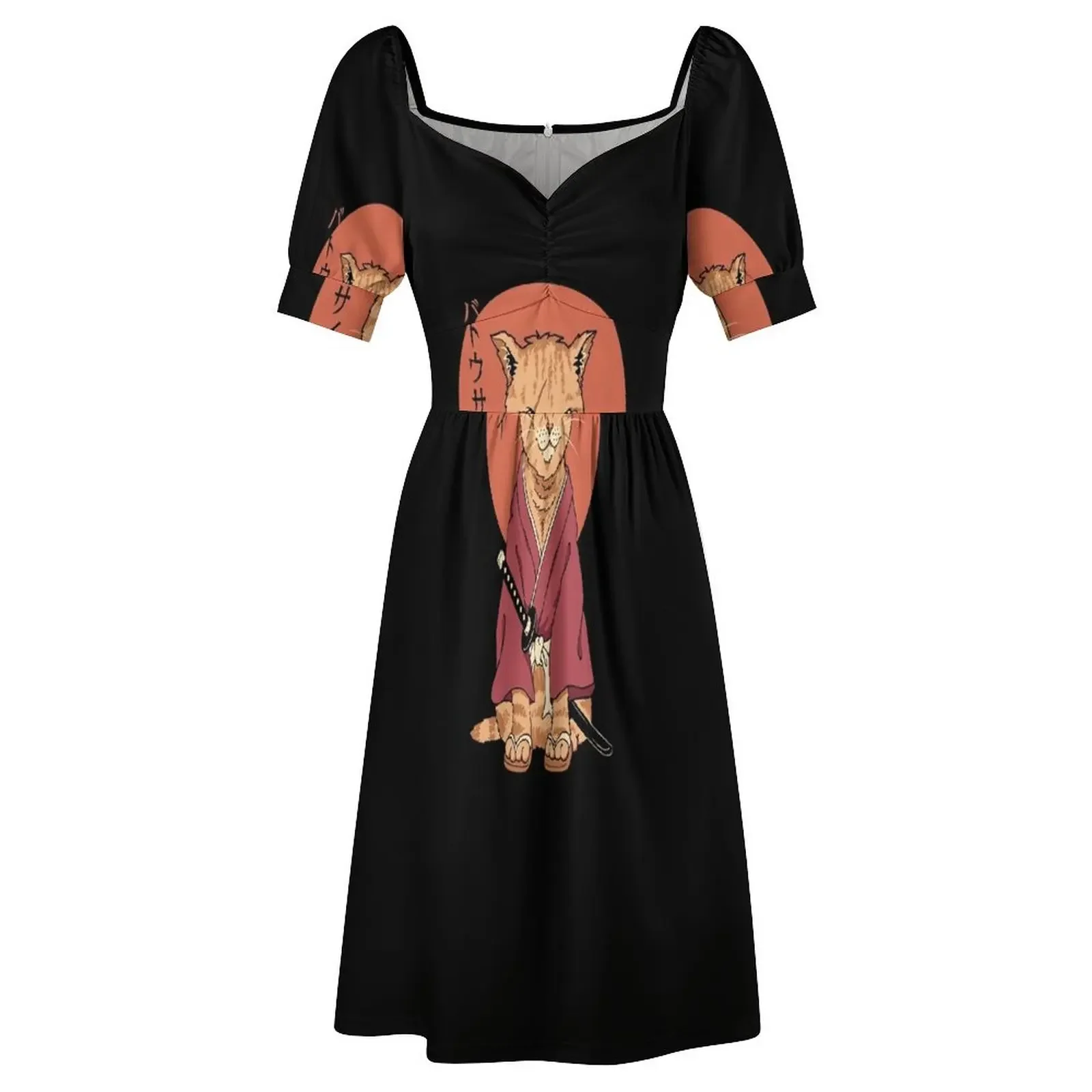 Neko Battousai платье с короткими рукавами платья для официальных случаев женщин 2023