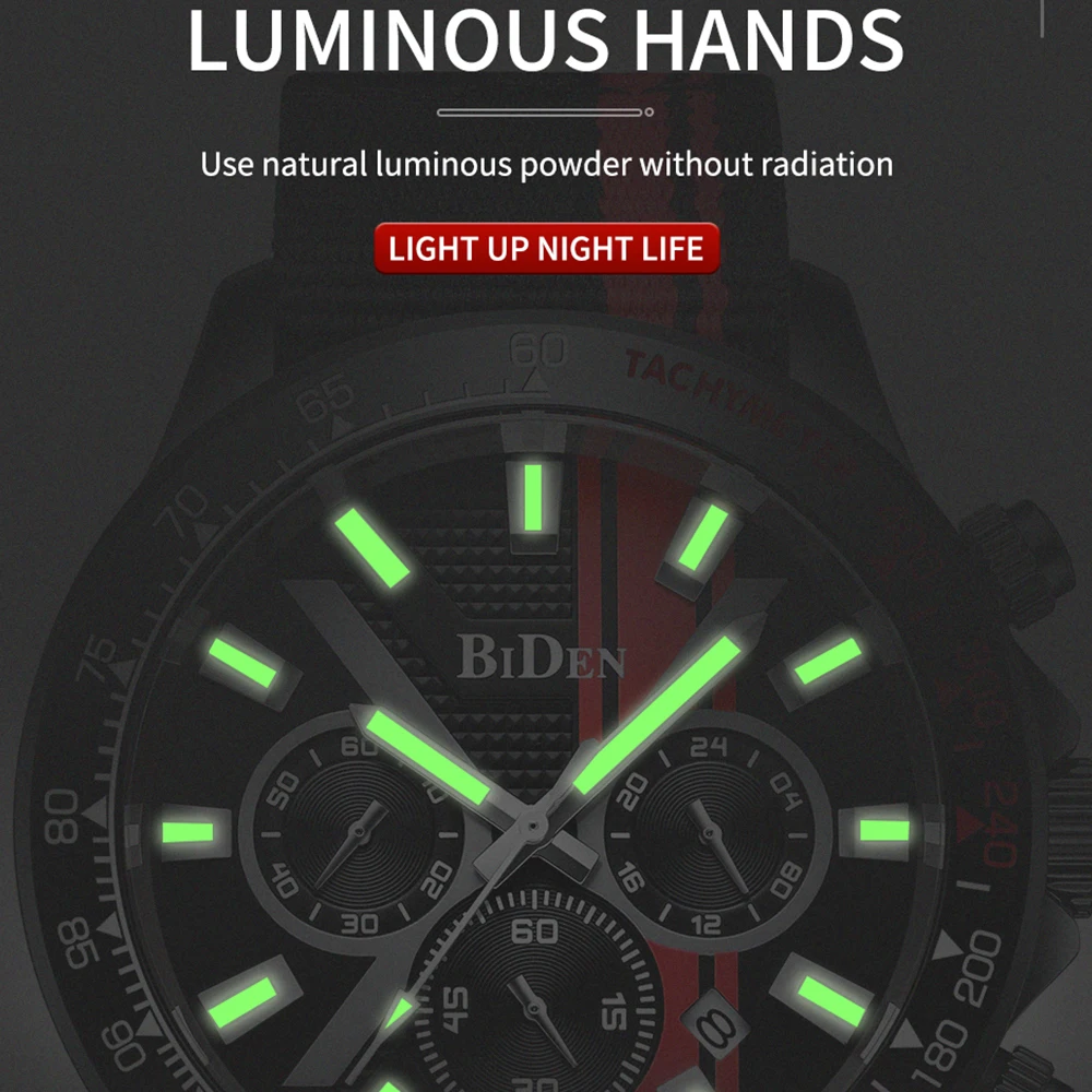 Новинка 2022 мужские часы многофункциональные спортивные водонепроницаемые с