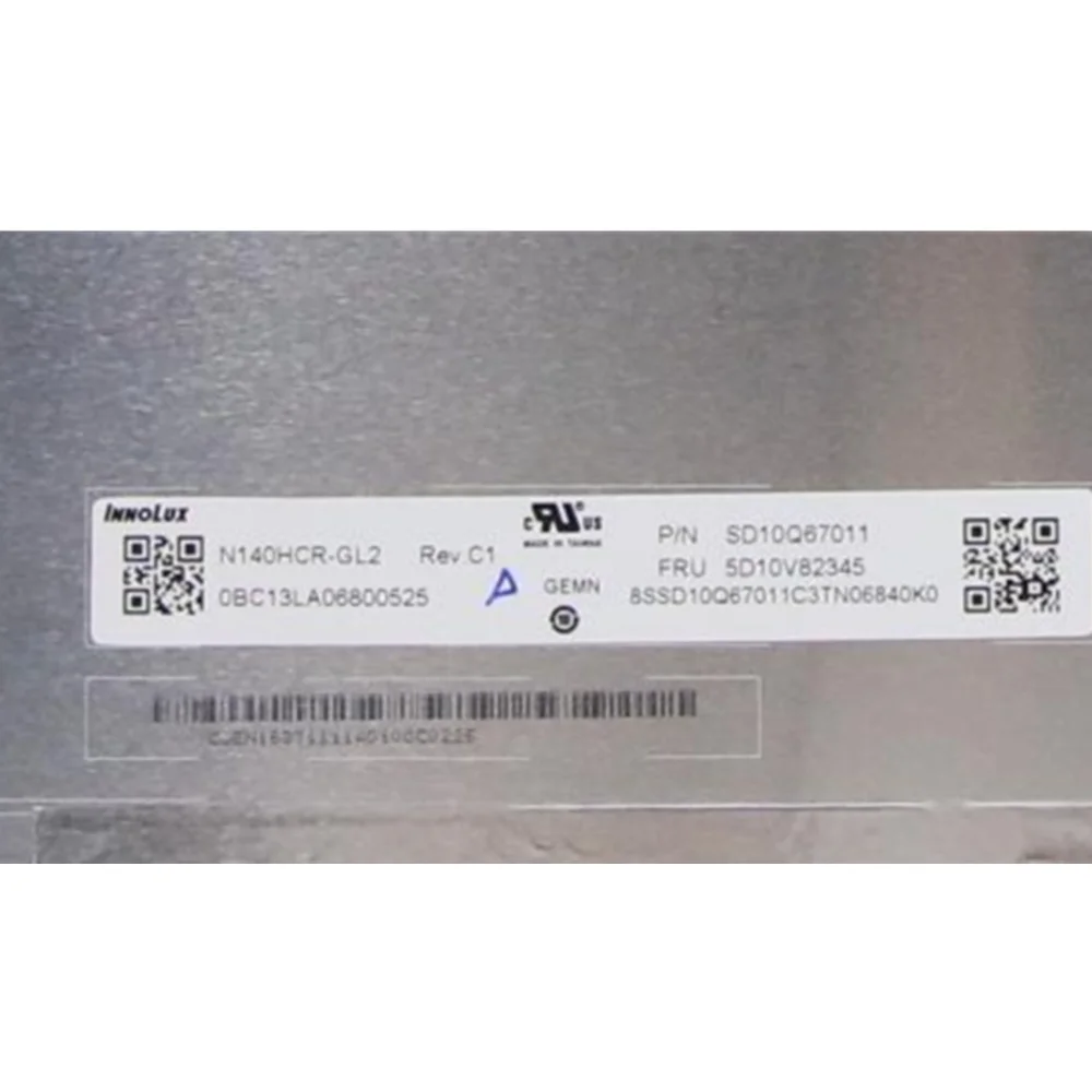 Новыйоригинальный ЖК-сенсорный экран для ноутбука Lenovo Thinkpad T14 P14S T14S X1 Carbon 8-го поколения 14,0 дюймов FHD IPS FRU 5D10V82345 (art.: 3920d4906f301) - 3920d4906f301