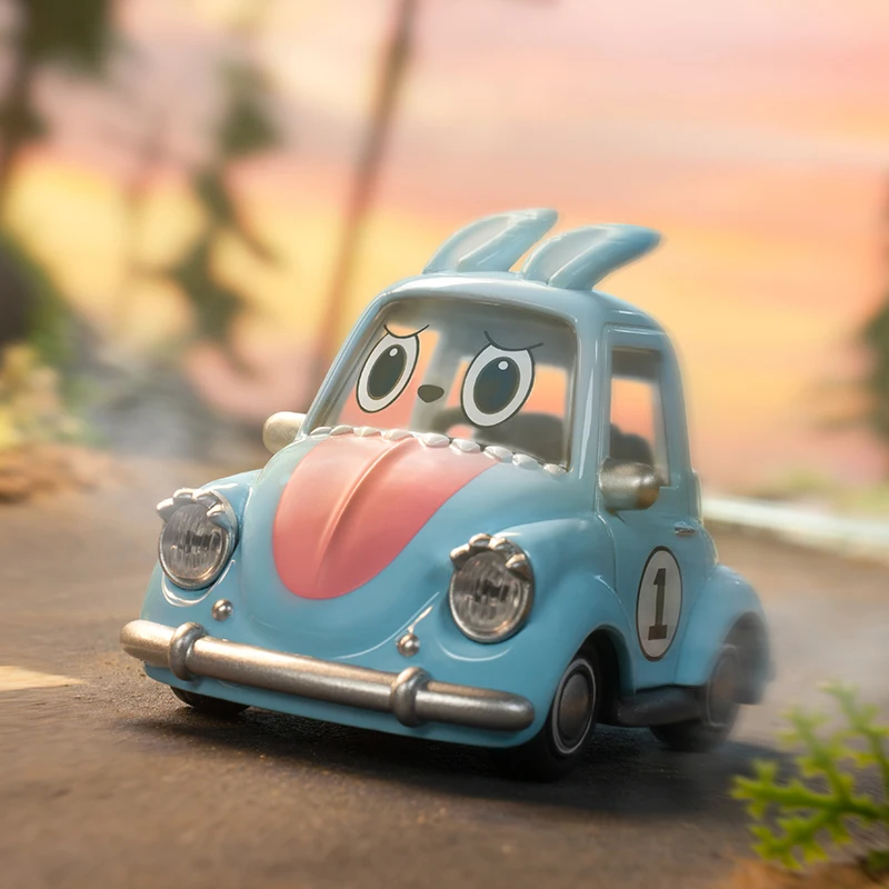 Фото POP MART POPCAR счастливые выходные серии глухая коробка Caja Ciega кавайная кукла экшн-фигурка игрушка модель загадочная коробка №5