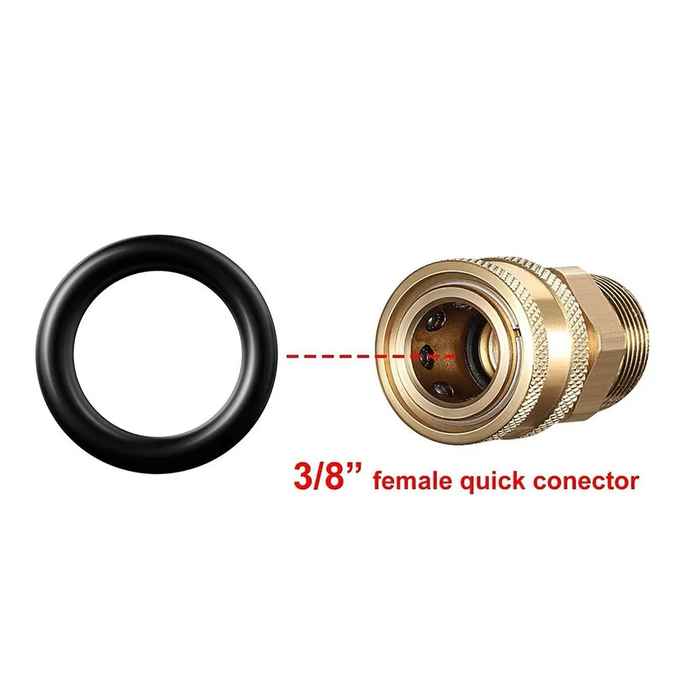 

3/8 O-Rings 40Pcs Accessories Durable For Pressure Washer Hose Quick Disconnect Replacement High Quality Brand New
