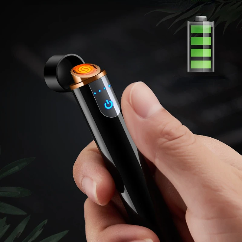 

Mini Fingerprint Sensing Strip Charging Cigarette Lighter