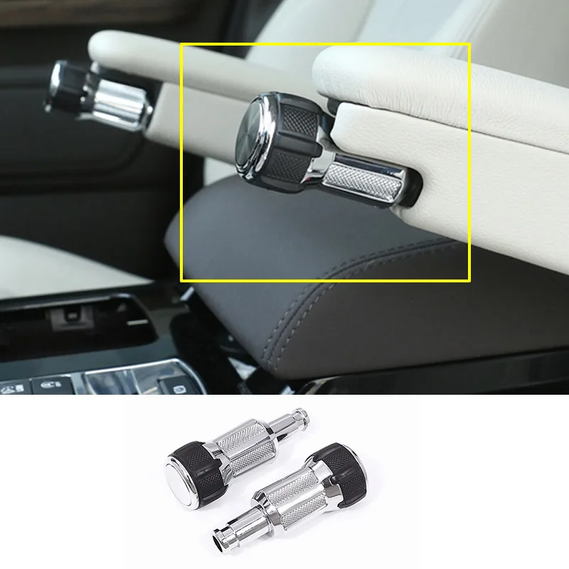 

NEW 2Pcs Alloy Seat Armrest Box Adjustment Konbs For Land Rover Discovery 5 LR5 Range Rover Sport Vogue L405 2014-22 Car-Styling