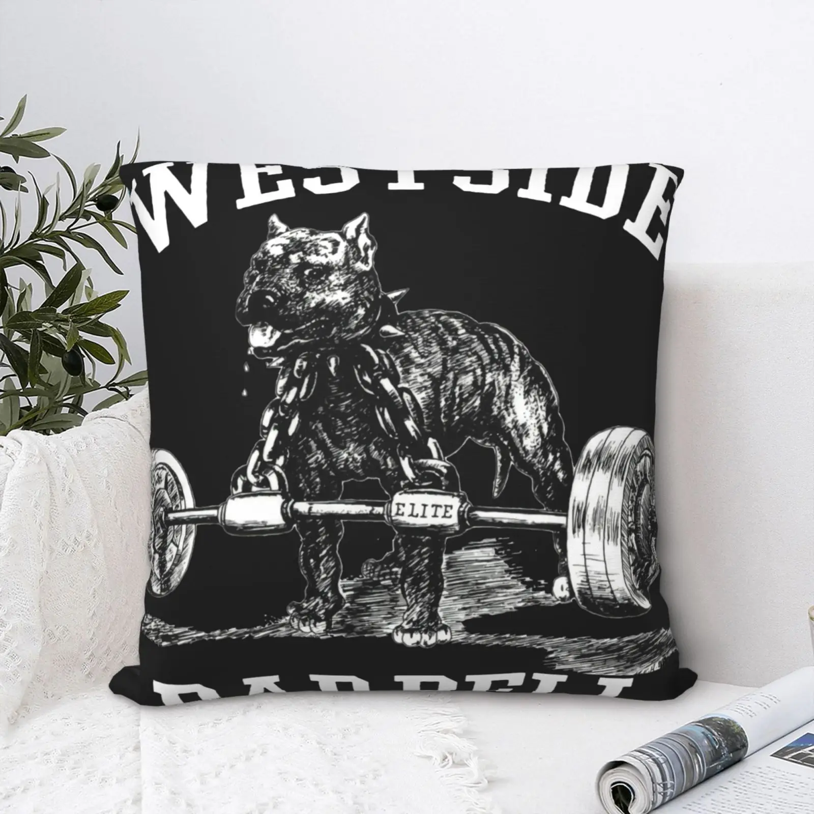 

Бесплатная доставка, Westside Barbell Rogue, тренировочная подушка, чехол, подушка для тела, белые и черные подушки, винтажные диванные подушки, чехол ...