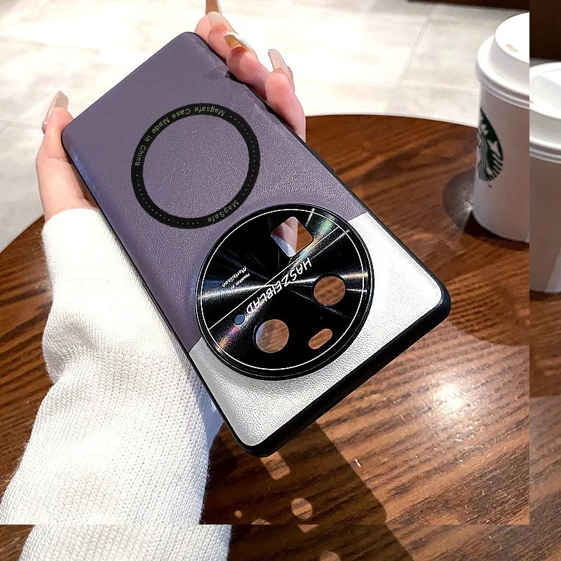 Premium Leather For Magsafe Magnetic Case For Huawei Honor Magic 5 4 3  Pro  Wireless Charge Cover Funda