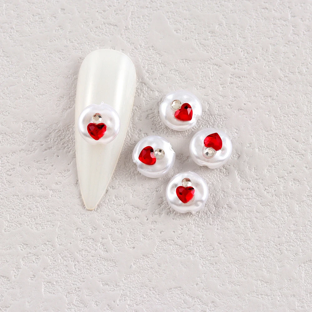 10 шт. в стиле ретро стиль барокко искусственные 3D блестки белый жемчуг