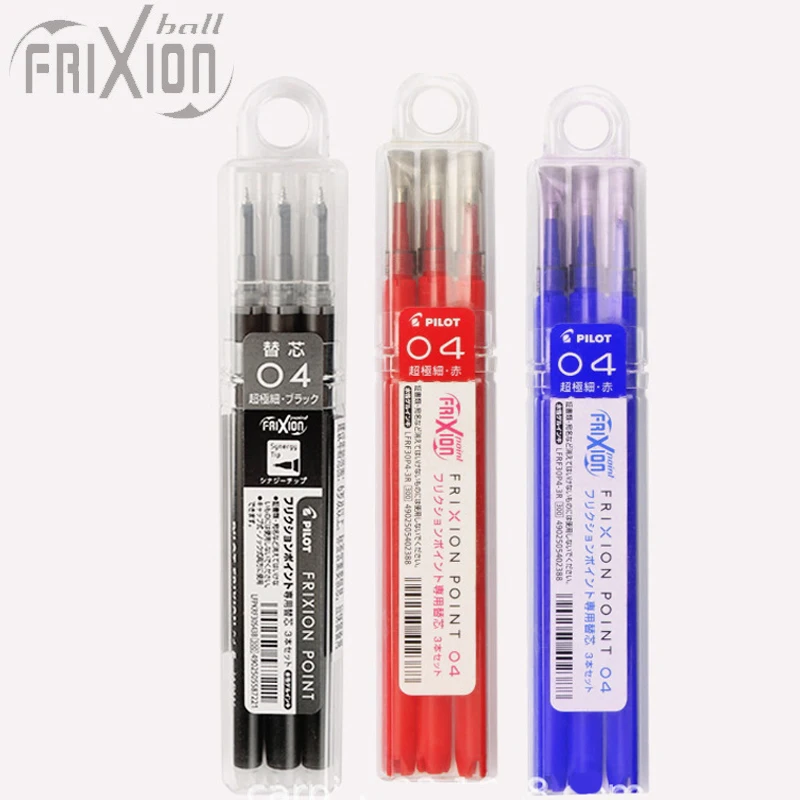 Japan PILOT Frixion LFPK Erasable Gel Ink Pen Refill 0.4mm Writing Use for 23EF/23F Araserable Pen School Office Stationary