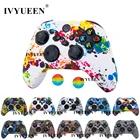 Мягкий силиконовый чехол для контроллера Xbox серии X S, защитный чехол для геймпада, резиновые чехлы для захватов большими пальцами, крышка для джойстика