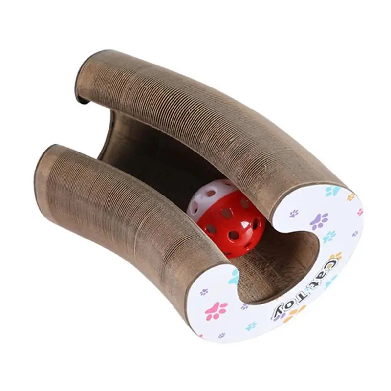 

Scratching Board For Cats Kittens Scratching Board With Bell Ball Animals Exercise Scratchers For Indoor Playing Kittens Organ