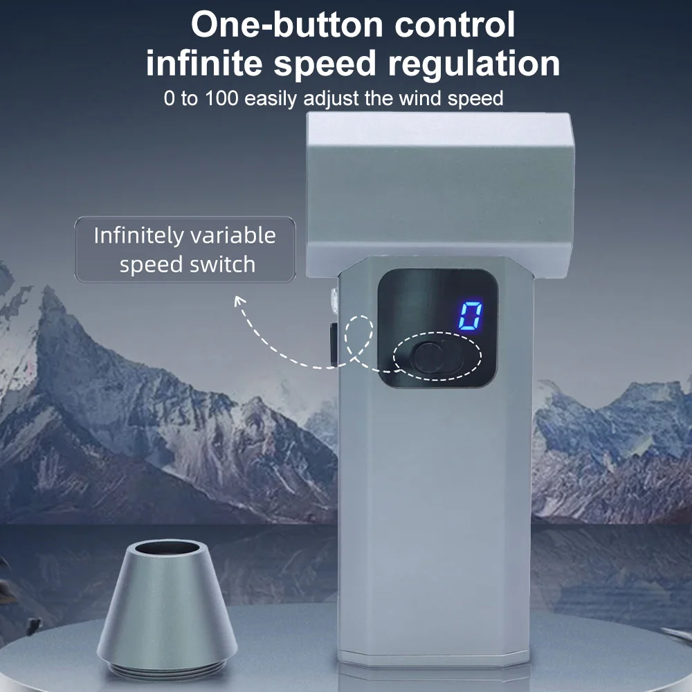 Воздуходувка турбоструйная 130000 об./мин. бесщеточный двигатель и мощный