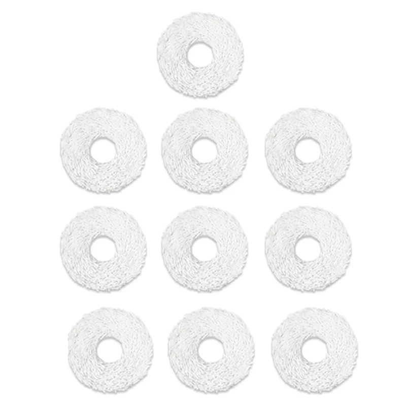 

10Pcs For Ecovacs Deebot N9+ Robot Vacuum Cleaner Steam Mop Cloth Mopping Machine Replacement Accessories Parts