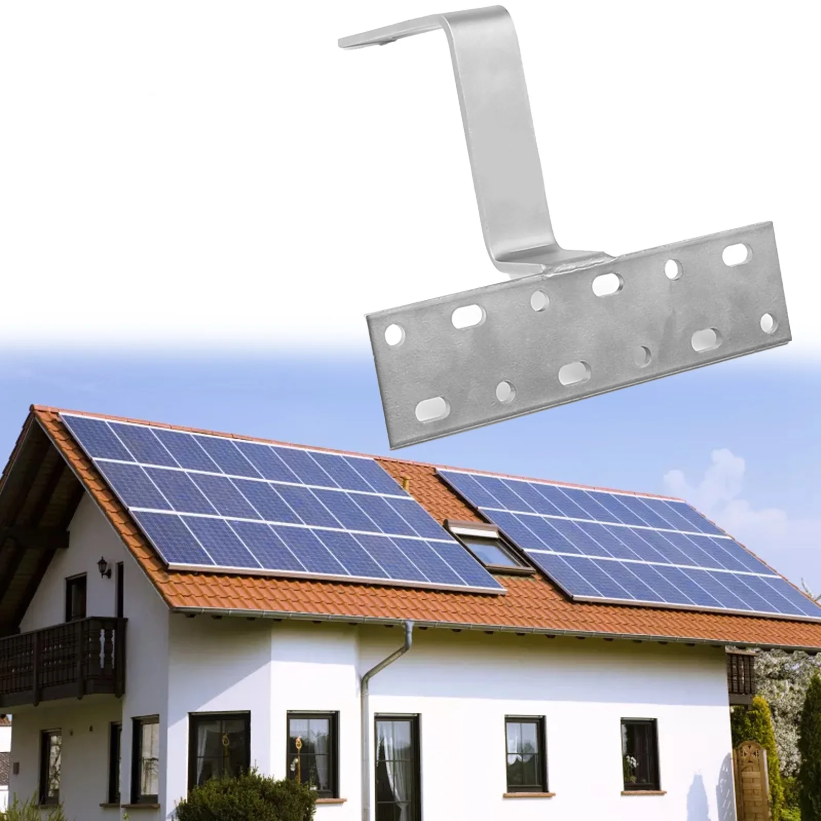 

Solar Accessries Roof Hook 90° PV Hook Hook Fittings Photovoltaic Hook Solar PV Photovoltaic 304 Stainless Steel