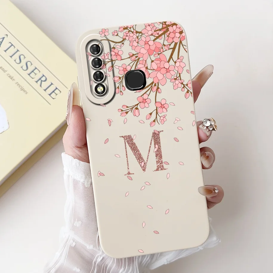 For Infinix Smart 3 Plus Case X267 X627V Cover Cute Crown Letters Funda Soft Silicone Phone S4 X626 X626B Coque