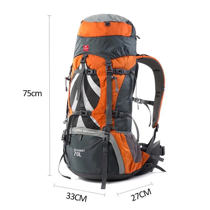 Naturehike 70L большой вместительный рюкзак для скалолазания на открытом воздухе сумка