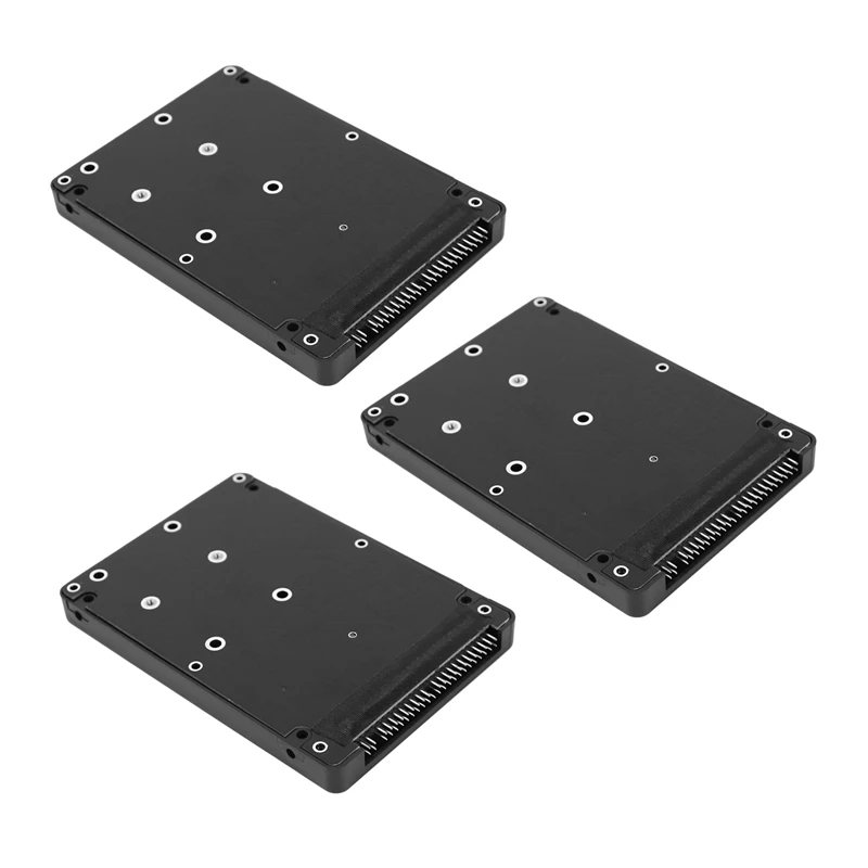 

3X 44PIN MSATA до 2,5 дюймов IDE HDD SSD MSATA адаптер PATA конвертер карта с чехлом