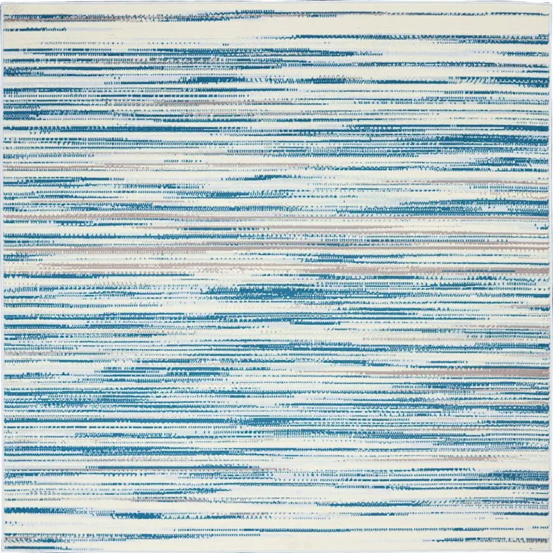 

Mesmerizing Modern Abstract Blue Area Rug - Perfect for Home, Living Room, Bedroom or Entryway (5'3" x 7'3")