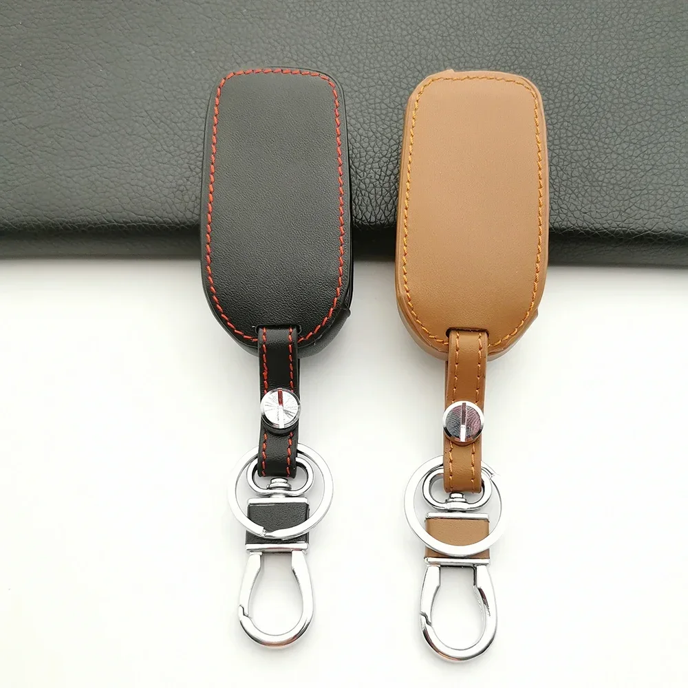 Флип-ключ кожаный для Renault Kadjar Captur Megane Sandero Stepway Logan Clio 5 Arkana 2020 2021