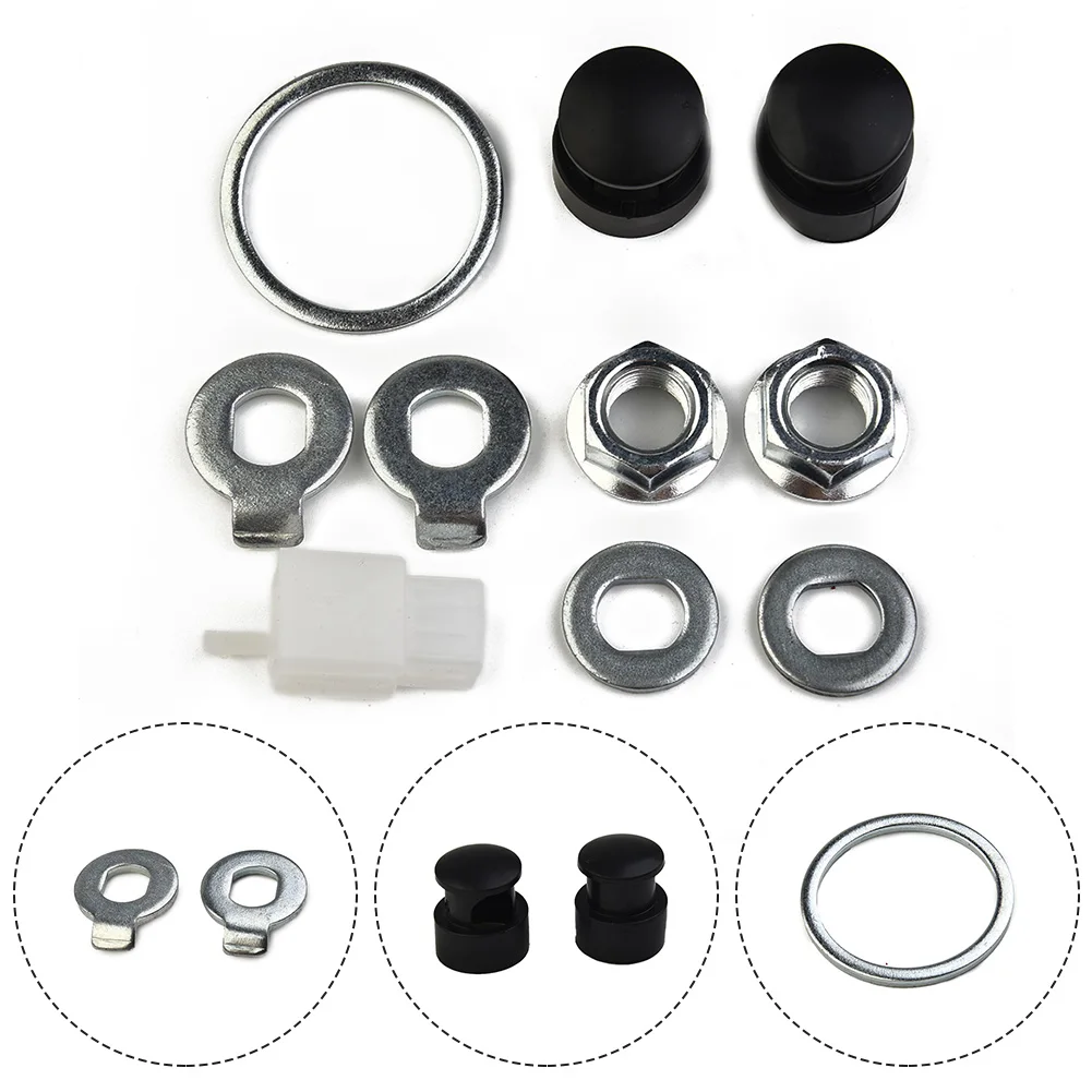 

Nut Kit Lock Nut Durable E Bike For 500W - 5000W Motors Lock Washer /spacer/ Nut Cover Nut Cover Practical To Use High Quality