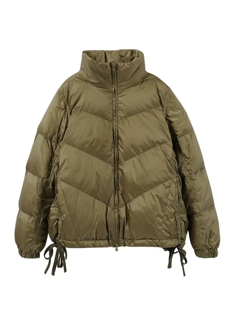 New Women Casual Style Down Jacket White Duck Down Jackets Autumn Winter Warm Coats And Parkas Female Outwear