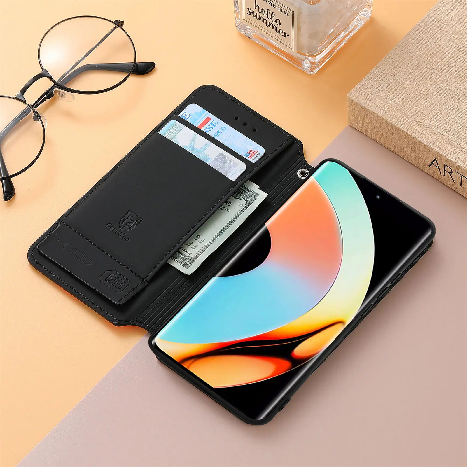 Патинированный чехол для телефона OPPO Reno9 A17 A77 Realme C31 C30S C33 Reno8T защитный