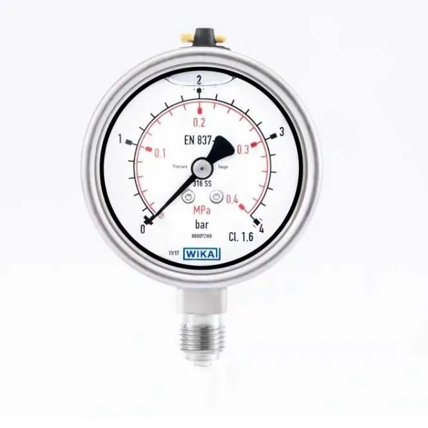 Stainless steel manometer pressure gauge EN837-1 |