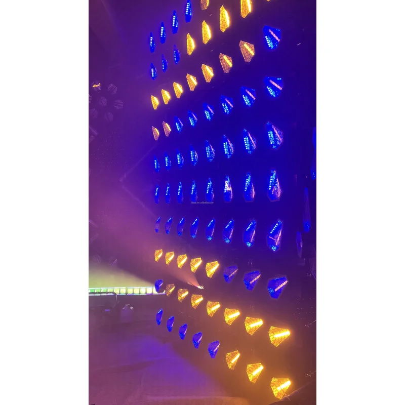Фото Новинка Tiitee: Светодиодный матричный светильник COMPASS Infinite Rotation 4 Eyes 4x80W LED Matrix Light DMX512 RGBW для ретро-сценического освещения №3