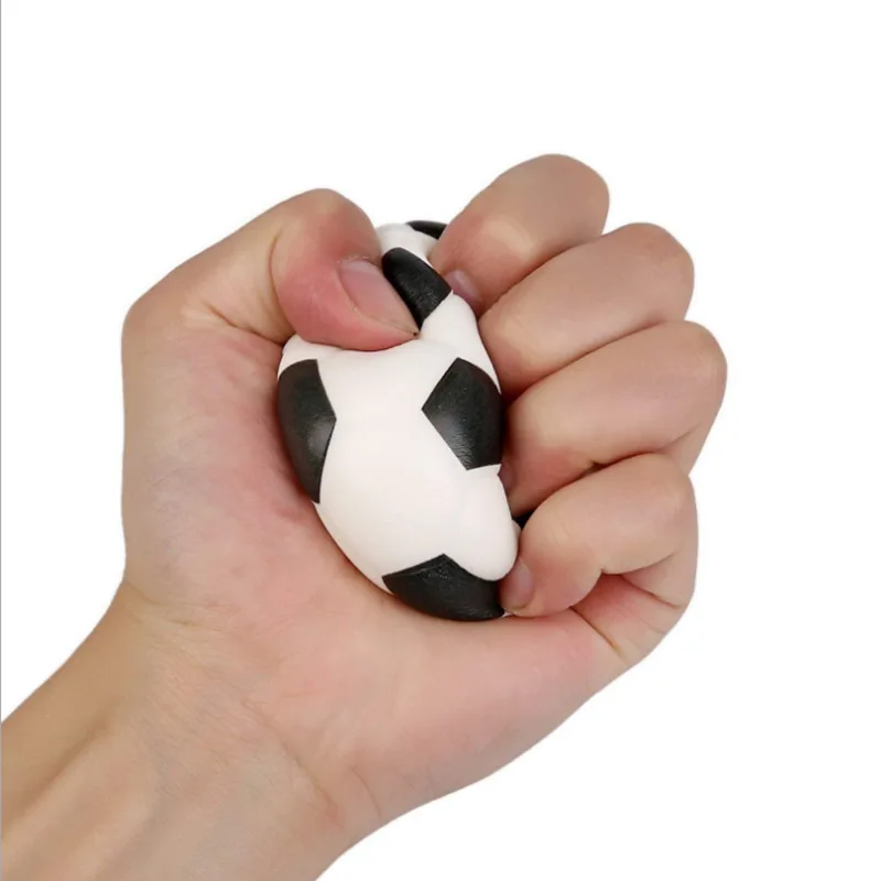 Stress Toy  Squeeze Football Squishy Slow Rising Cream Scented Decompression Kid Toys Anti-stress Ball Peope Relax Gifts images - 6