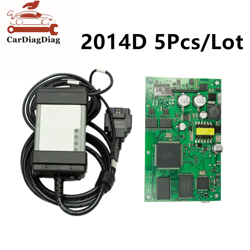 

5Pcs/Lot Top Sale 2014D OBD2 Car Diagnostic Tool 2014D VXDIAG Pro Scanner Full Chips Free Shipping
