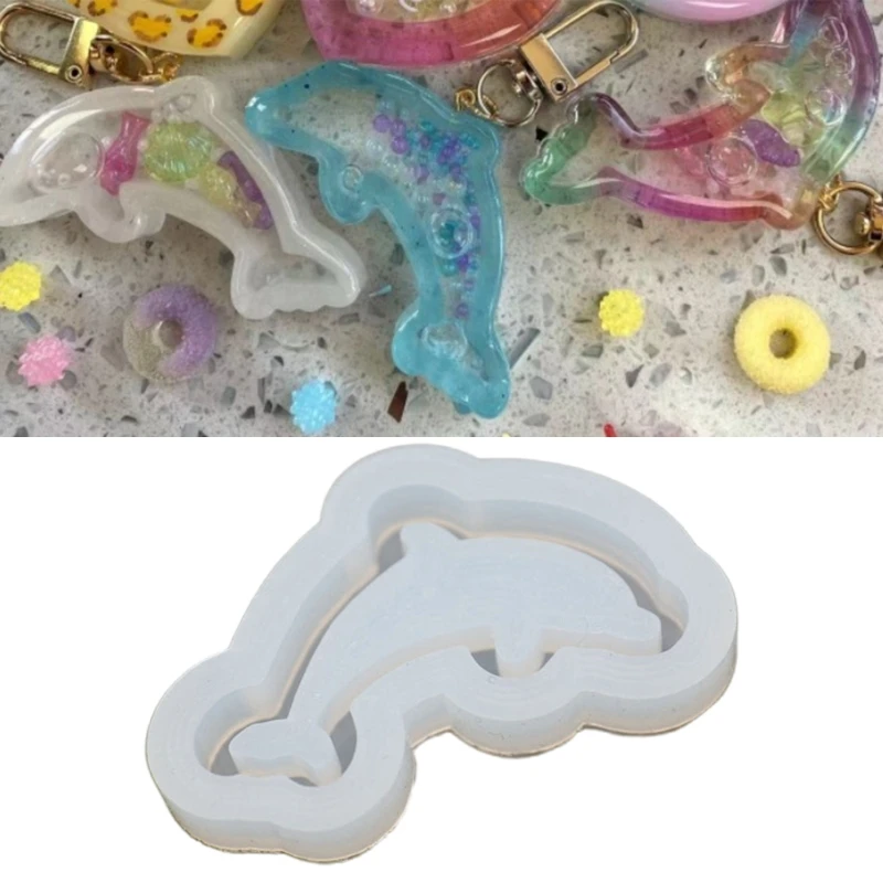 

Resin Shaker Mold Dolphin Casting Mold Epoxy Resin Mold Jewelry