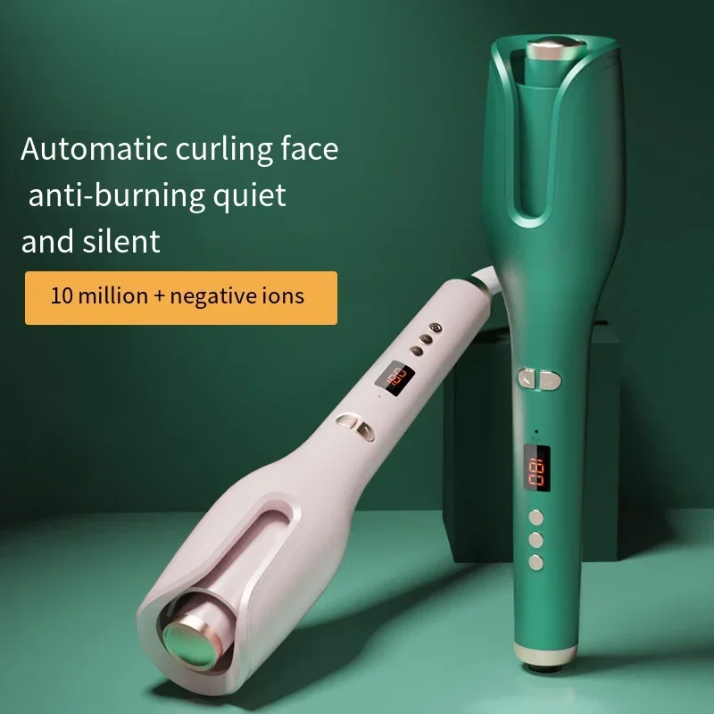 

Portable Automatic Hair Curler Electric Ceramic Heating LCD Display Rotate Wave Styler Curling Iron Machine Hair Straightener