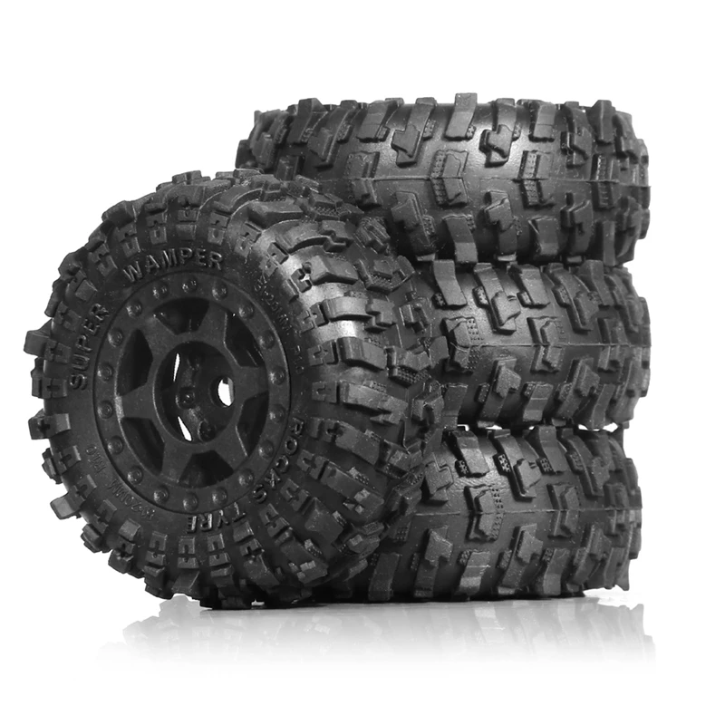 4 шт. 51 мм 1 0 дюйма набор шин с бисером для 1/18 1/24 RC гусеничного автомобиля TRX4M SCX24 AX24