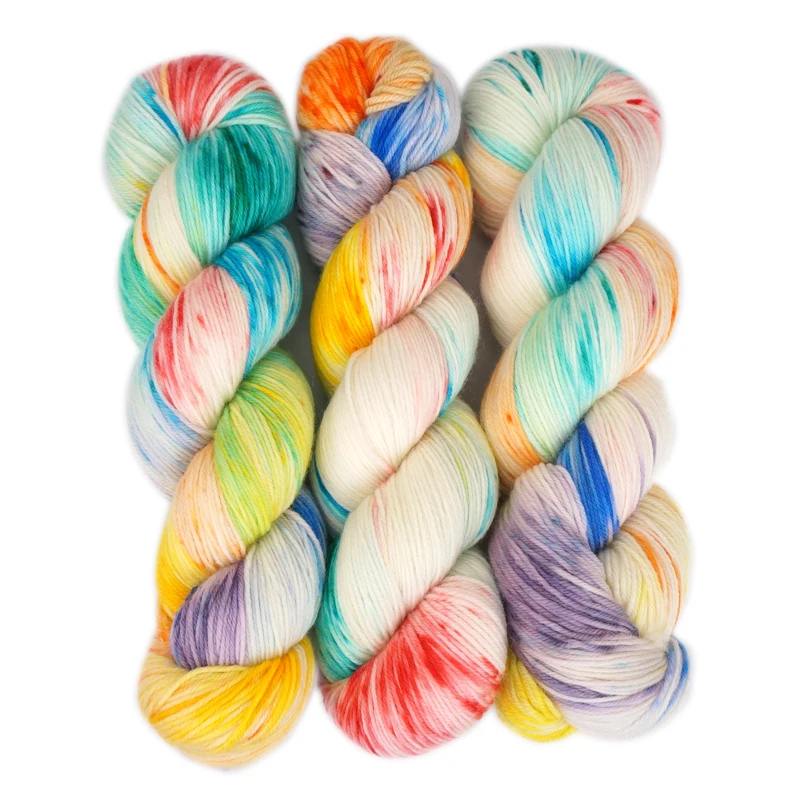 Шапка из чистой шерсти ручной работы 100 г/шар весна-осень-зима