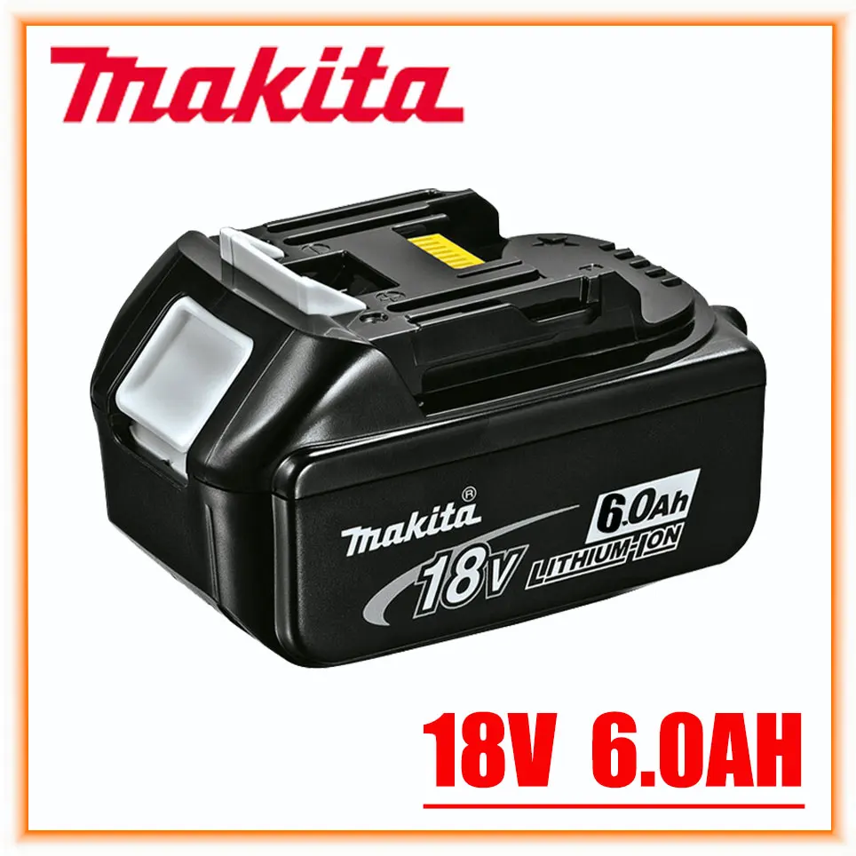 

Аккумулятор Makita, 18 в, 100% Ач, со встроенной литий-ионной заменой, LXT BL1860B BL1860 BL1850, Оригинальная Аккумуляторная батарея для электроинструмента Makita