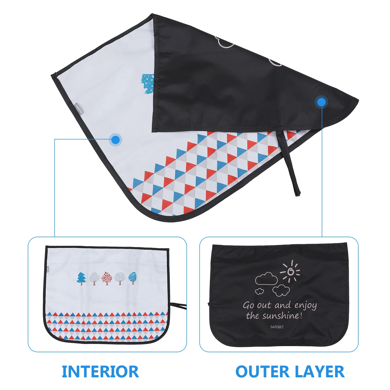 

Magnetic Car Window Sunshade Side Window Mesh Protection Automobile Sun Shade