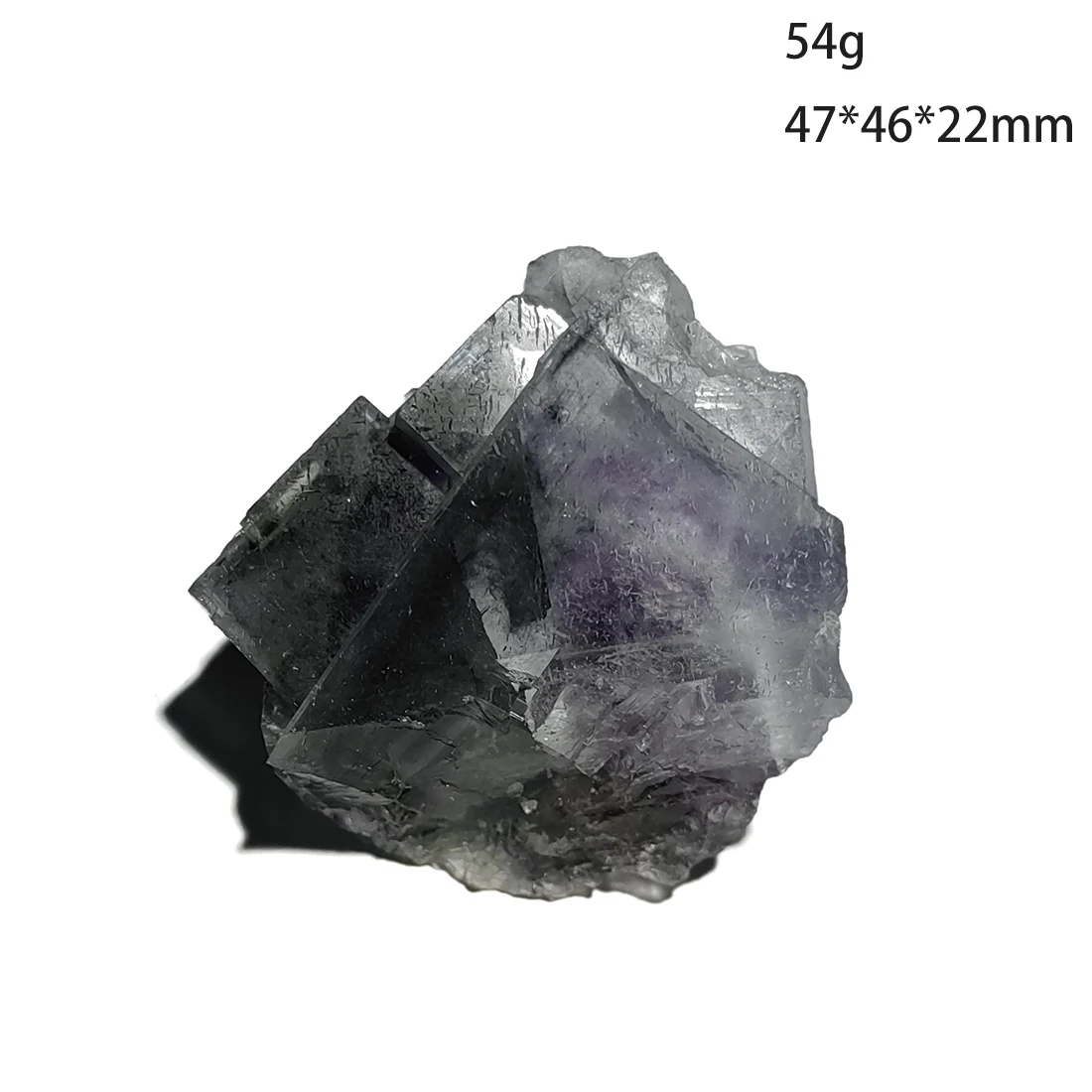 

C3-6H 100% Natural Purple Fluorite Mineral Crystal Specimen Collection From Yaogangxian Hunan Province China