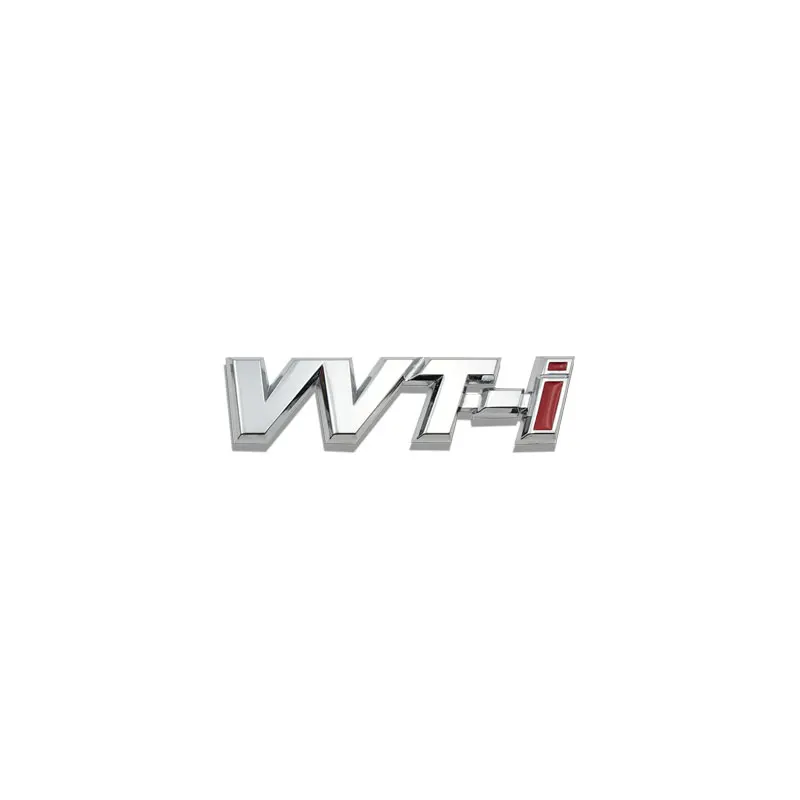 3D металлический сплав двойной логотип VVT-i VVTi хромированный значок на боковой