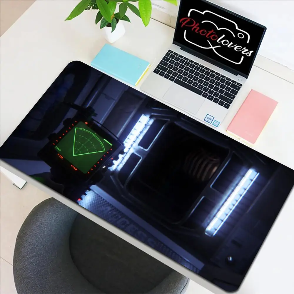 Скрытый классический Коврик для мыши в виде страшного выживания инопланетянина