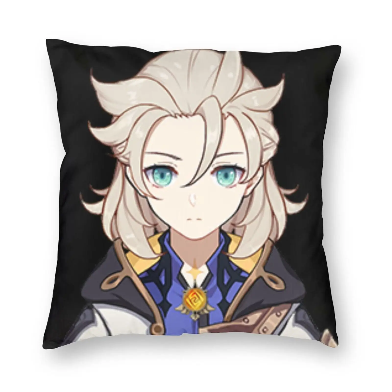 

Albedo Genshin Impact 1 Подушка «Dakimakura» чехол-наволочка Подушка для тела чехол из полиэстера с двухсторонним принтом 45x45 см