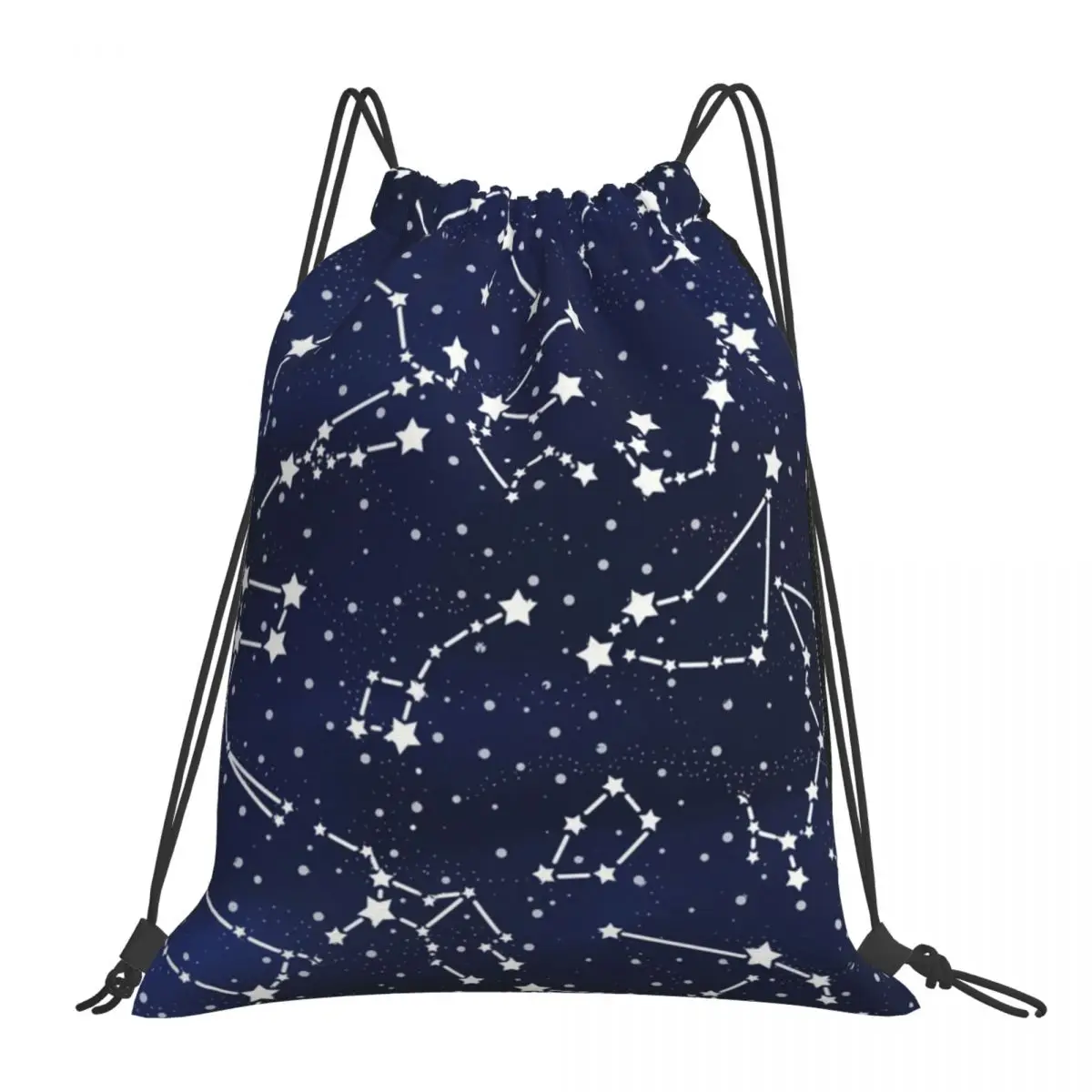 

Vintage Outer Space Constellation Map Backpack Drawstring Bags Drawstring Bundle Pocket SundriesBag BookBag For Man Woman School