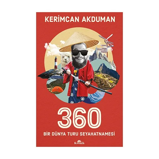 

360 a World Tour Seyahatnamesi (подписано) Kerimcan Akduman турецкие книги