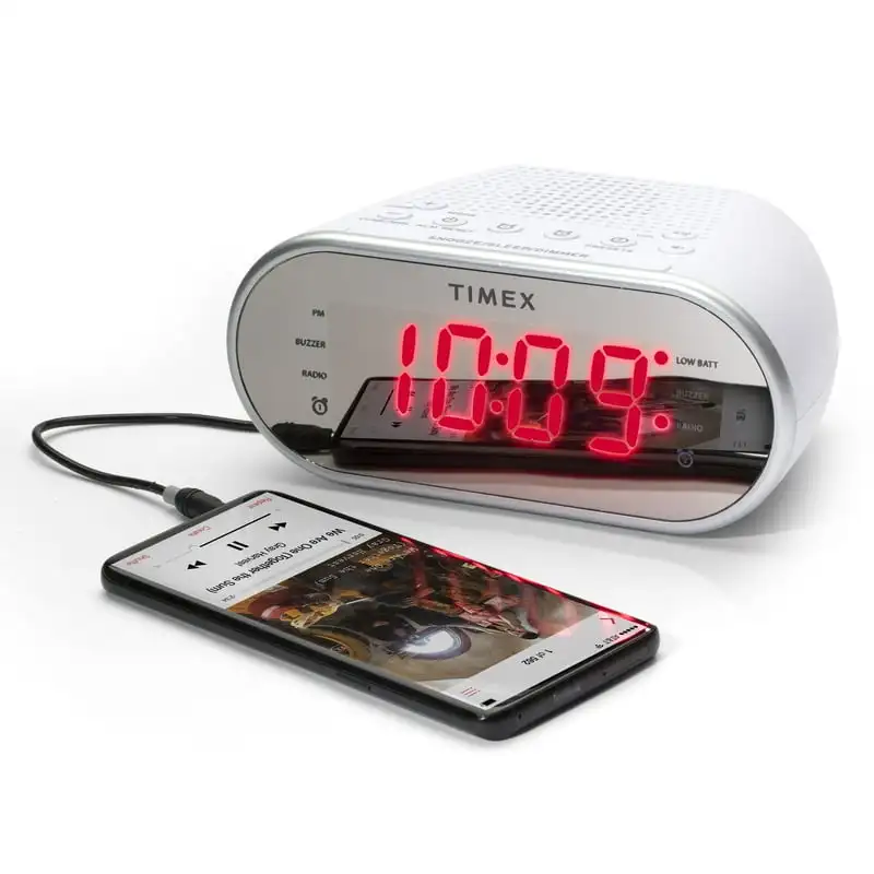 

Red LED Digital Tuning Alarm Clock Radio Alarm clocks Wall decor Light up clock Watch parts Despertador digital dormitorio Small