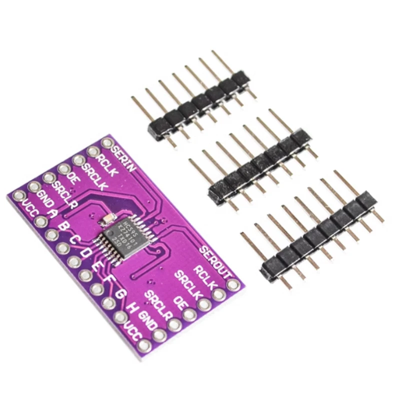 74hc595 pcb. модуль register. 74hc595an. модуль register. 74hc164 attiny keyboard.