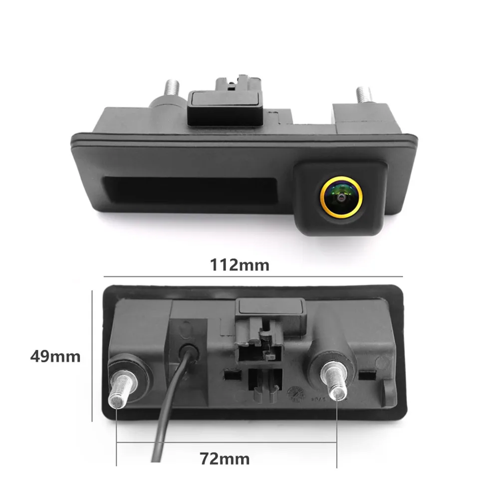CCD HD Автомобильная камера заднего вида на ручке багажника для Audi A4 A5 S5 Q3 Q5 VW Golf Passat