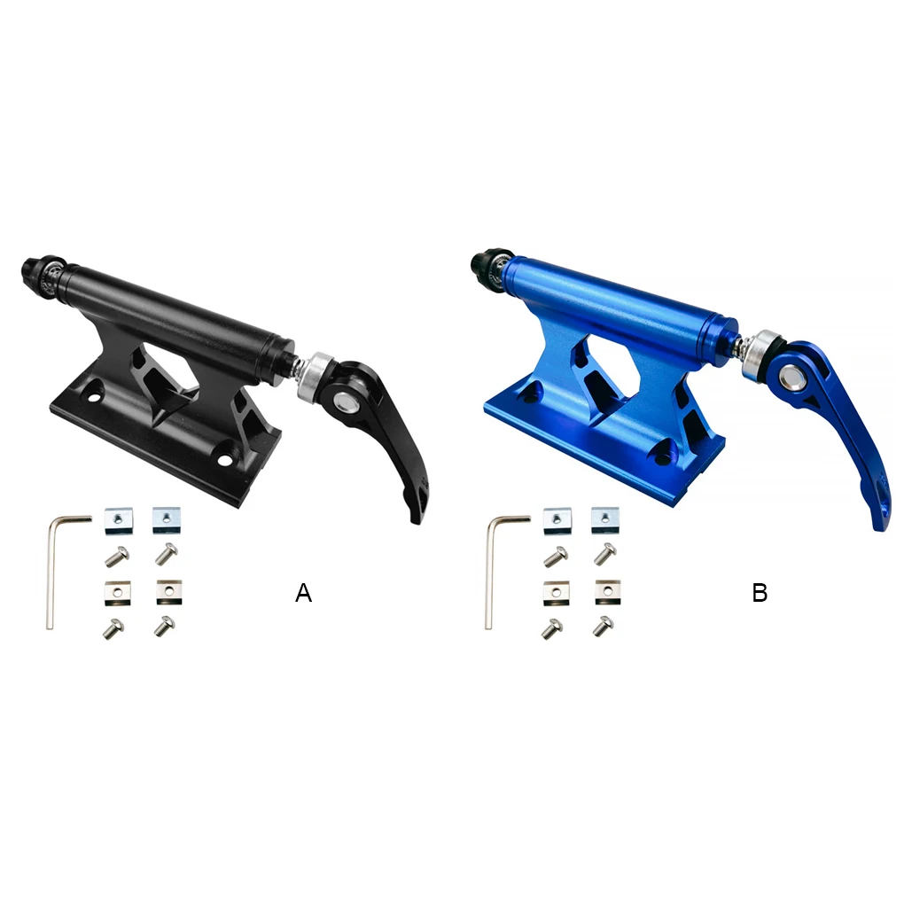 

Bicycle Front Fork Quick Release Fixing Clip Parking Bracket Mount Blue
