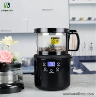 Electric Air Coffee Roaster Home Automatic Timming Coffee Beans Roasting Baking Machine Cappuccino Latte and Mocha Making 1