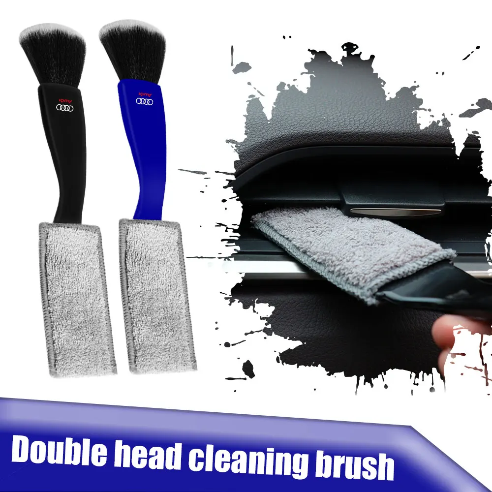 Автомобильная Двухсторонняя щетка для чистки и удаления пыли Audi A4 B8 8P A3 A5 A6 C7 A1 A7 A8