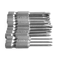 12pcs 50mm magnetic screwdriver bit 14 inch hex shank magnet cross screwdriver bits
