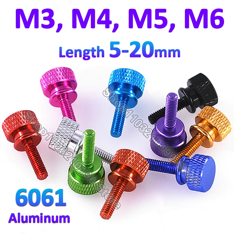 GooBetter алюминиевые ступенчатые винты M3-M6 5-20 мм