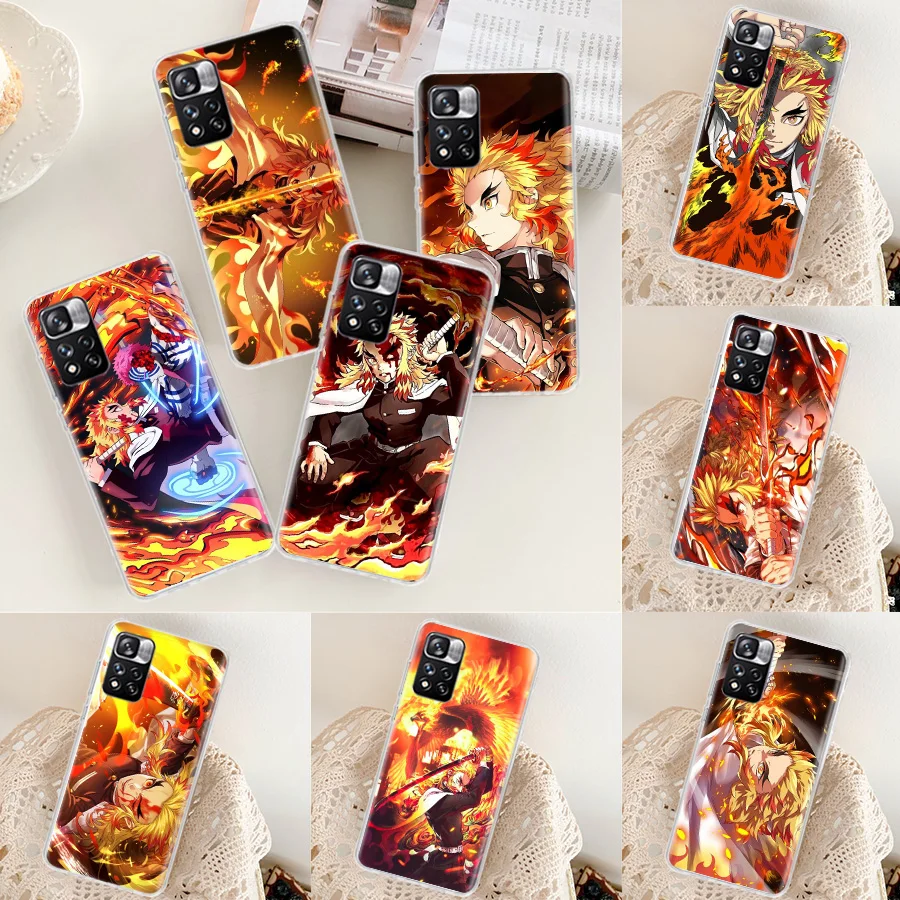 

Demon Slayer Rengoku Kyoujurou Phone Case For Xiaomi Redmi 10 10A 10C 10X 9 Prime 9A 9C 9T 8 8A 7 7A 6 Pro S2 6A K40 K30 K20 Cov